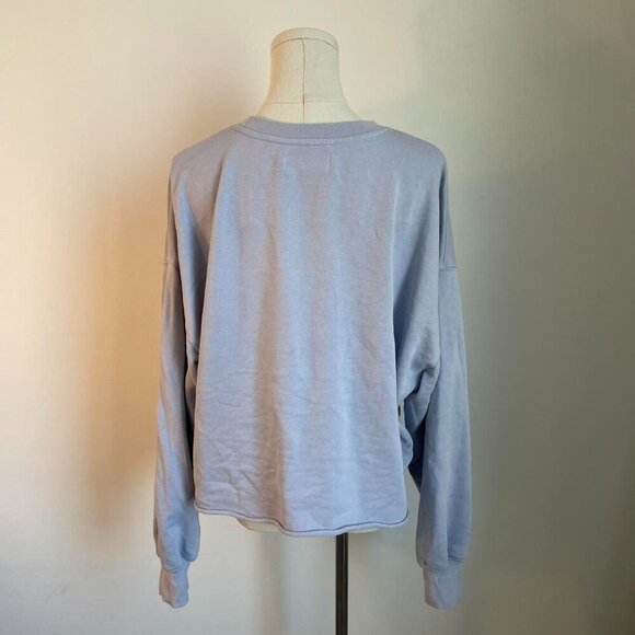 Tna Airy Fleece Boyfriend Cropped Sweatshirt - Picture 3 of 5
